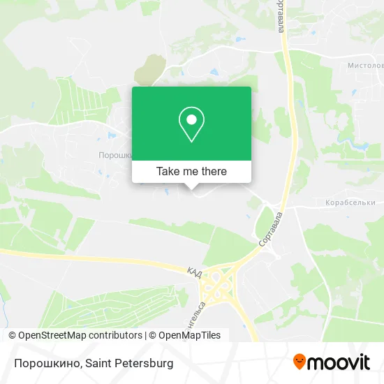 Порошкино map