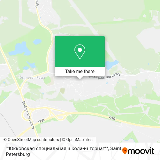 ""Юкковская специальная школа-интернат"" map