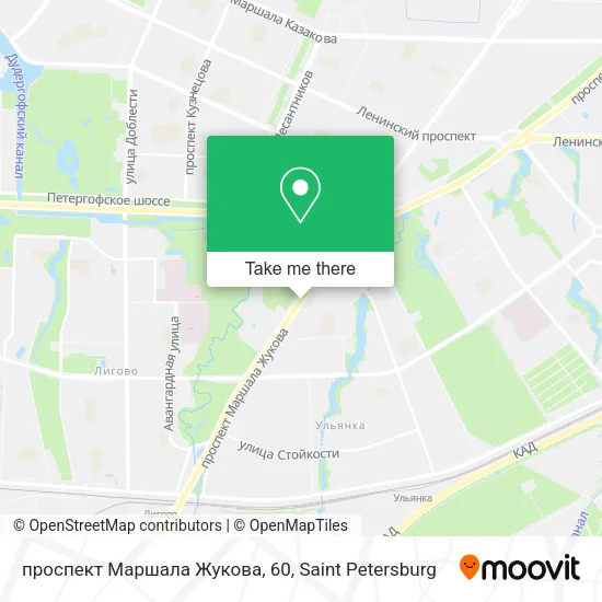 проспект Маршала Жукова, 60 map