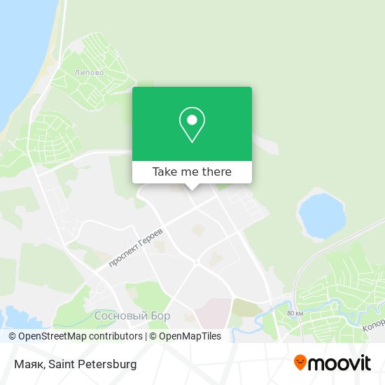 Маяк map