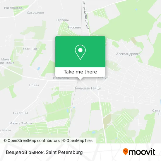 Вещевой рынок map