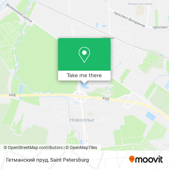 Гетманский пруд map