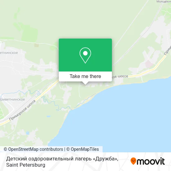 Детский оздоровительный лагерь «Дружба» map