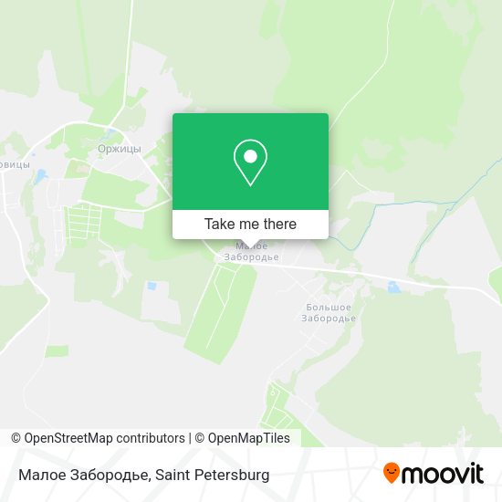 Малое Забородье map