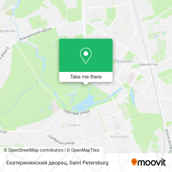 Екатерининский дворец map