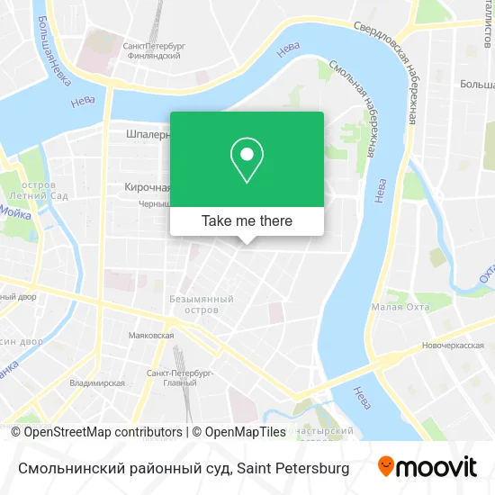 Смольнинский районный суд map