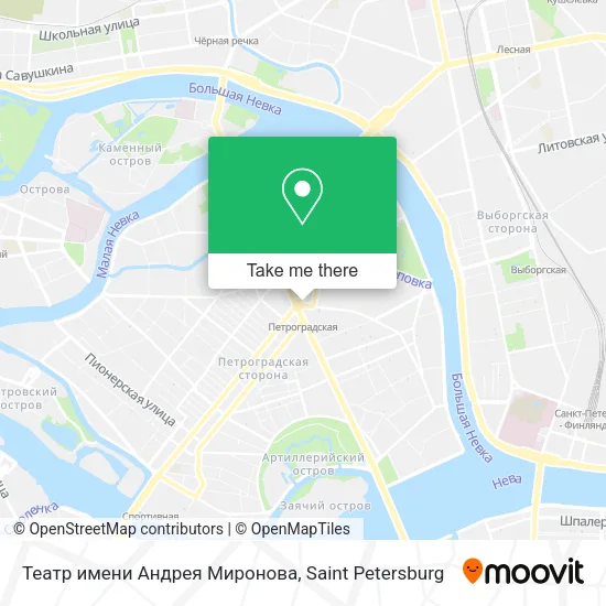 Театр имени Андрея Миронова map