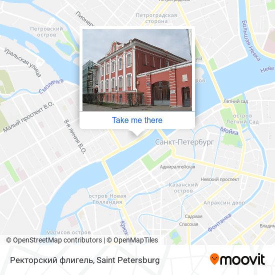 Ректорский флигель map