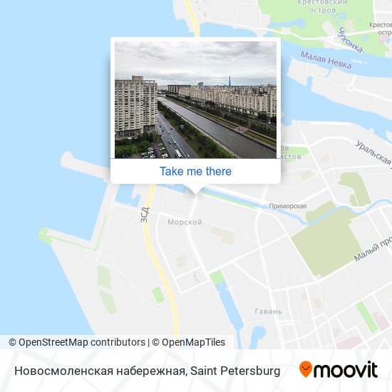 Новосмоленская набережная map