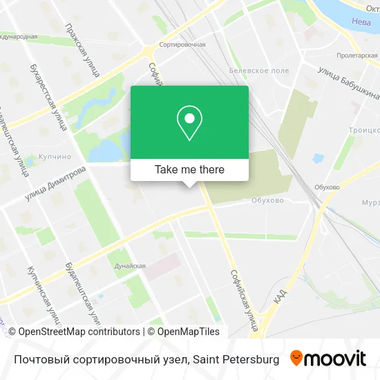 Почтовый сортировочный узел map
