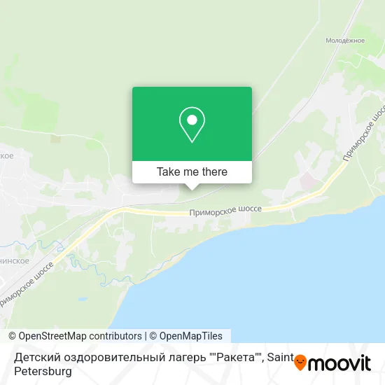Детский оздоровительный лагерь ""Ракета"" map