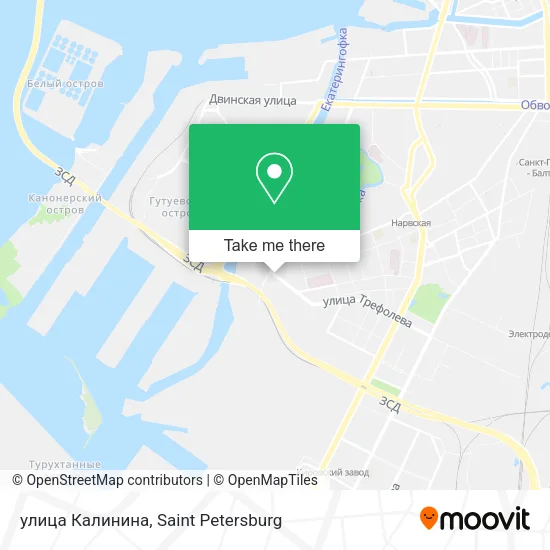 улица Калинина map