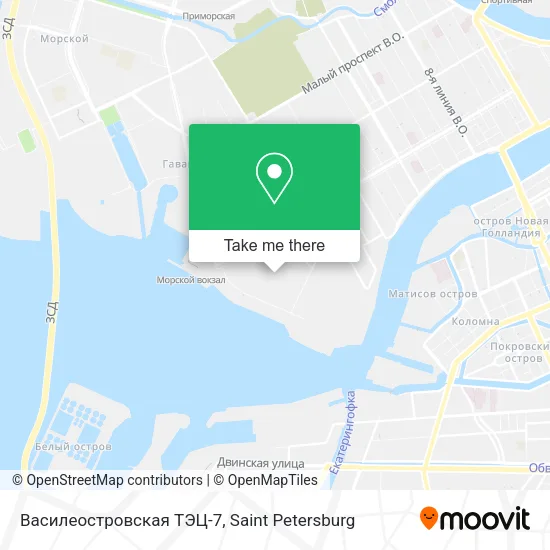 Василеостровская ТЭЦ-7 map