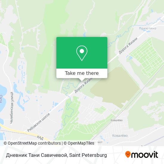 Дневник Тани Савичевой map