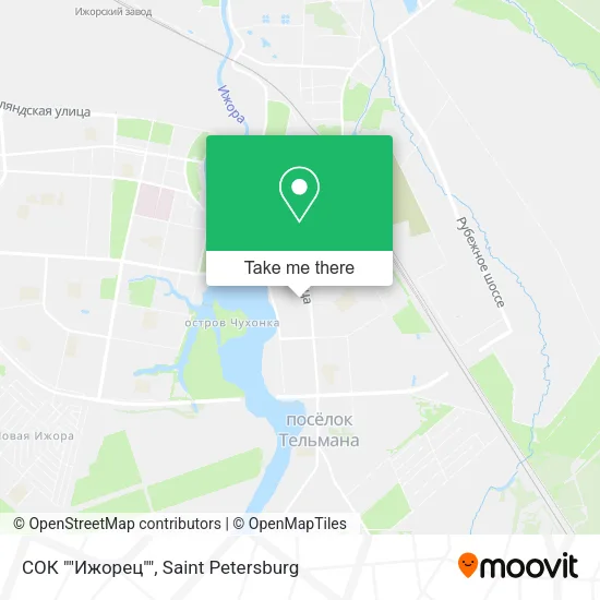 СОК ""Ижорец"" map