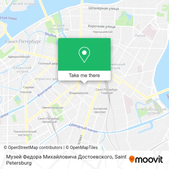 Музей Федора Михайловича Достоевского map