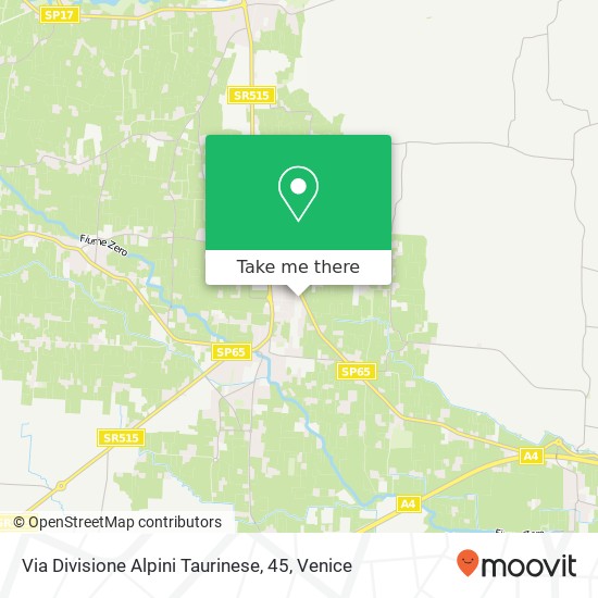 Via Divisione Alpini Taurinese, 45 map