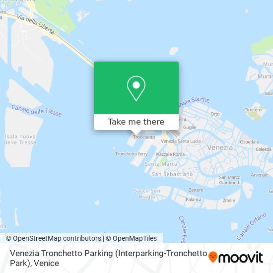 Venezia Tronchetto Parking (Interparking-Tronchetto Park) map