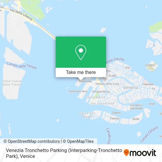 Venezia Tronchetto Parking (Interparking-Tronchetto Park) map