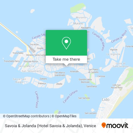 Savoia & Jolanda (Hotel Savoia & Jolanda) map