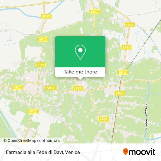 Farmacia alla Fede di Davì map