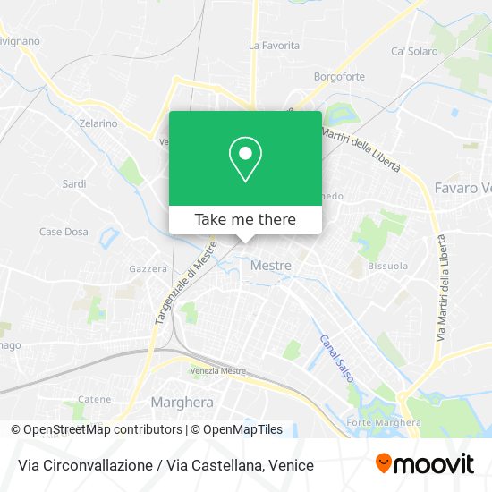 Via Circonvallazione / Via Castellana map