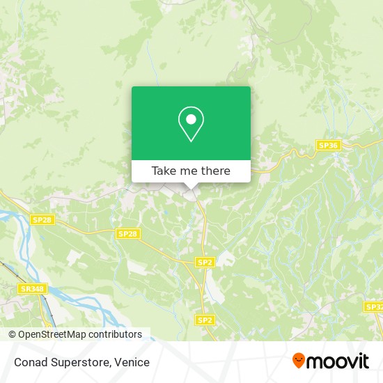 Conad Superstore map