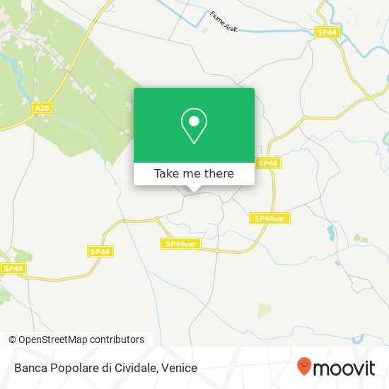 Banca Popolare di Cividale map