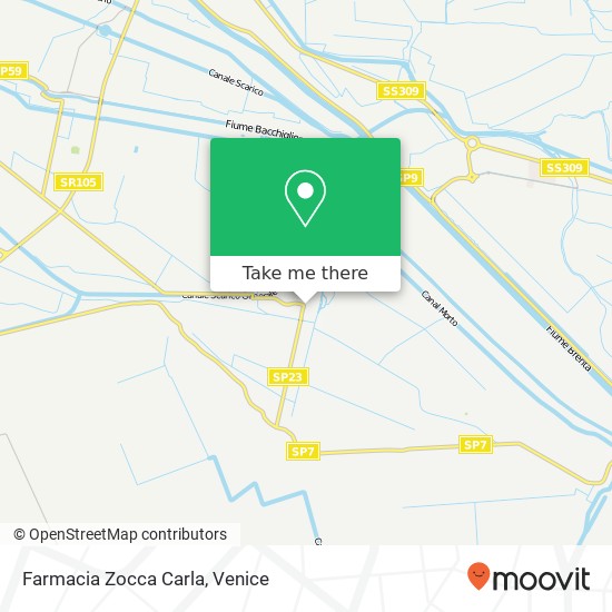 Farmacia Zocca Carla map