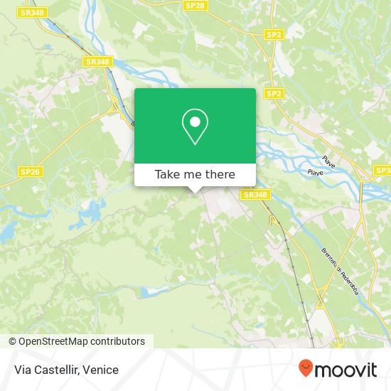 Via Castellir map