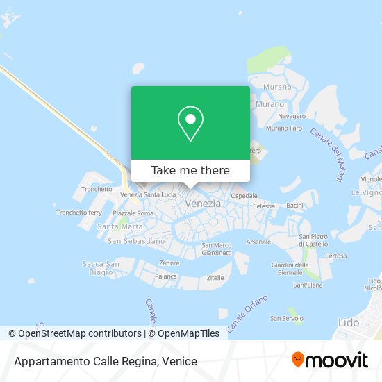 Appartamento Calle Regina map