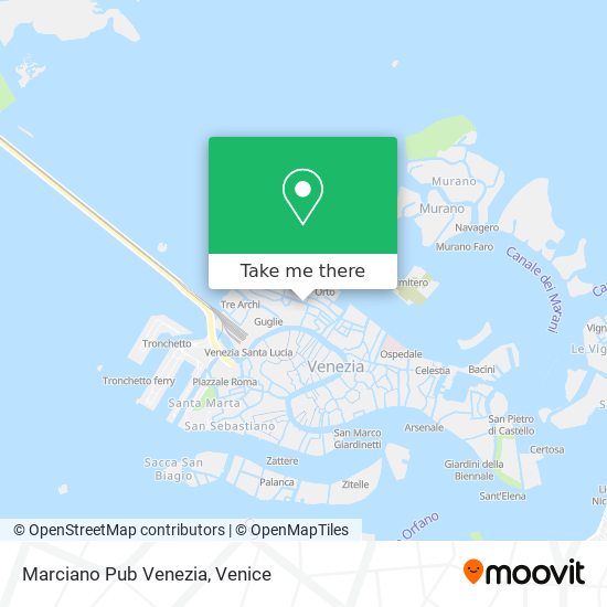 Marciano Pub Venezia map