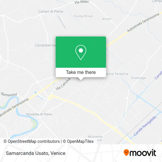 Samarcanda Used Goods map