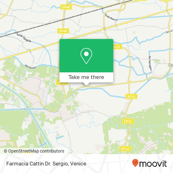 Farmacia Cattin Dr. Sergio map