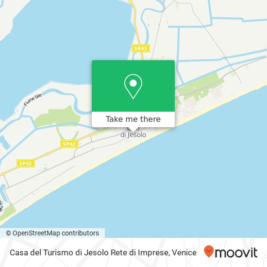 Casa del Turismo di Jesolo Rete di Imprese map