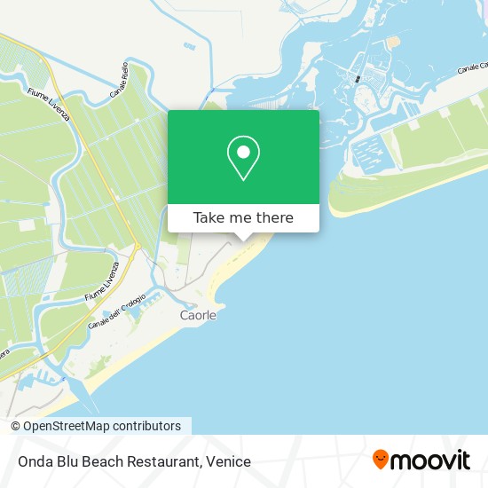 Onda Blu Beach Restaurant map