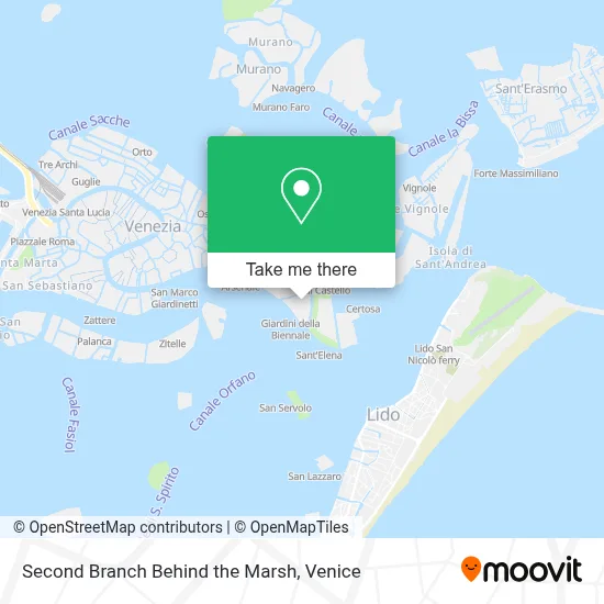 Second Branch Behind the Marsh map