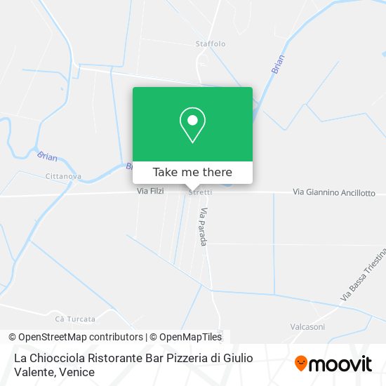 La Chiocciola Ristorante Bar Pizzeria di Giulio Valente map