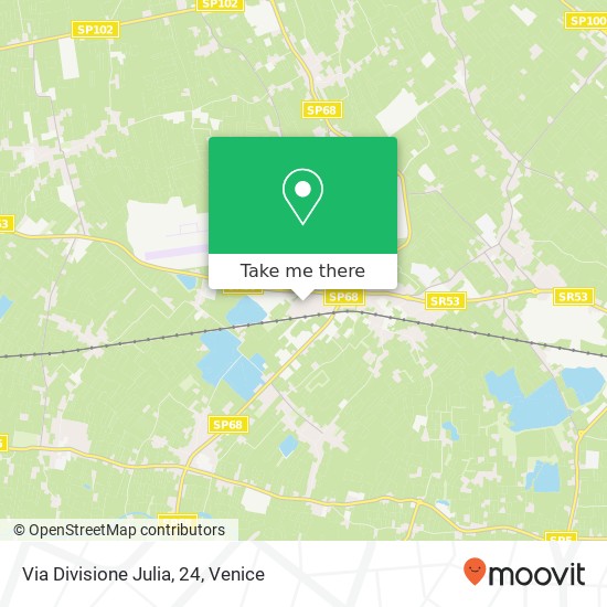 Via Divisione Julia, 24 map