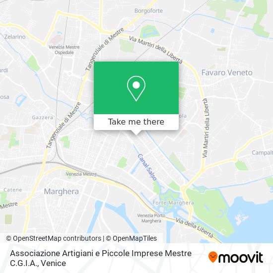 Associazione Artigiani e Piccole Imprese Mestre C.G.I.A. map