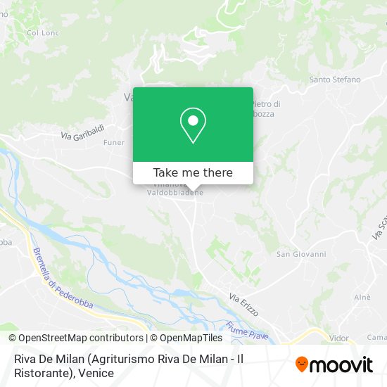 Riva De Milan (Agriturismo Riva De Milan - Il Ristorante) map
