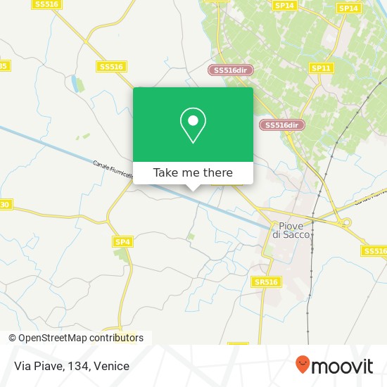 Via Piave, 134 map