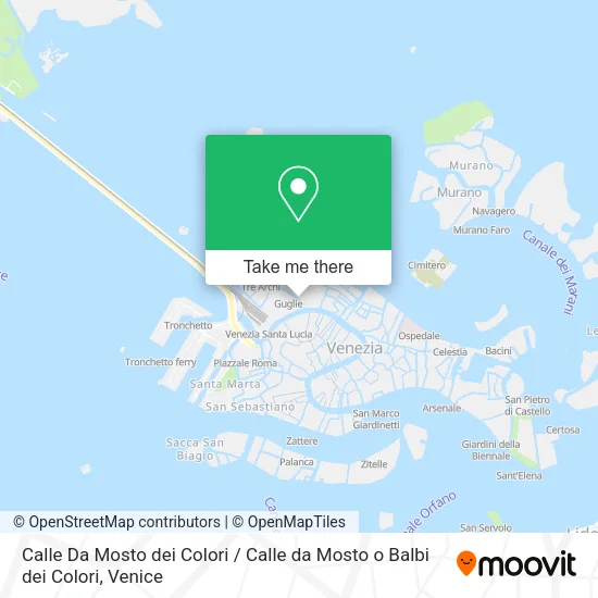 Calle Da Mosto dei Colori / Calle da Mosto o Balbi dei Colori map