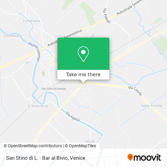 San Stino di L. - Bar al Bivio map