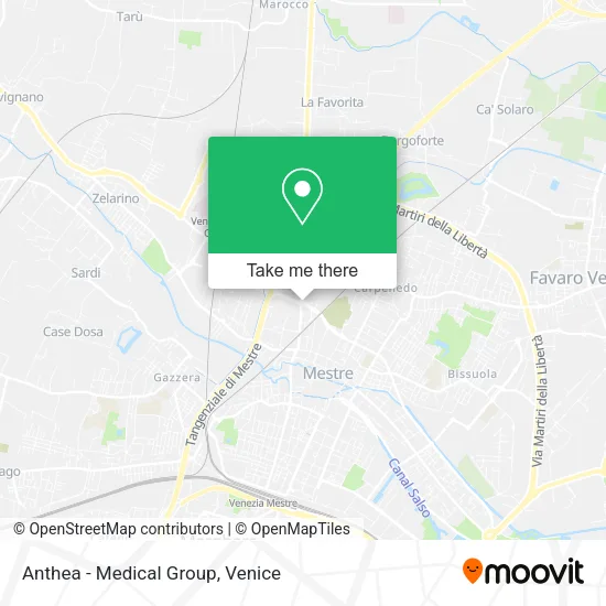Anthea - Medical Group map