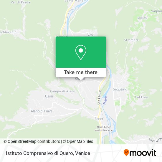 Istituto Comprensivo di Quero map