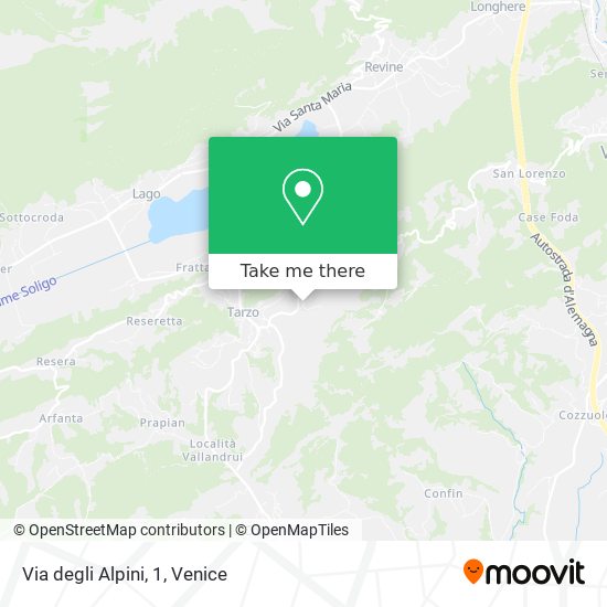 Via degli Alpini, 1 map