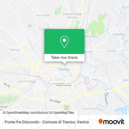 Ponte fra Giocondo - Comune di Treviso map