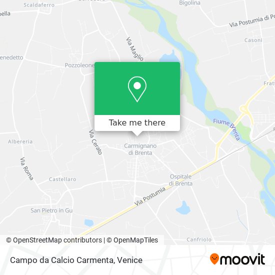 Campo da Calcio Carmenta map