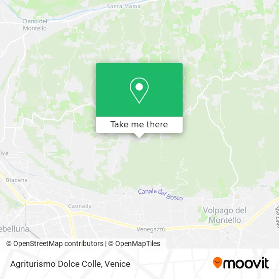 Agriturismo Dolce Colle map